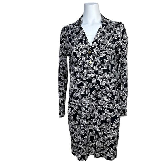 Diane Von Furstenberg Dresses & Skirts - DVF Diane Von Furstenberg Silk Floral Pocketed V-neck Dress 8